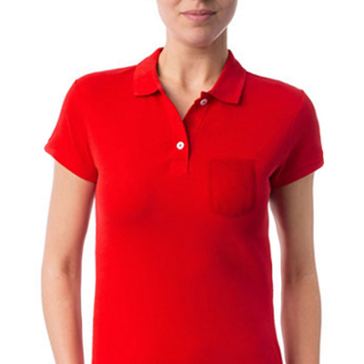 Baby Look Polo Com Bolso Algodão Premium
