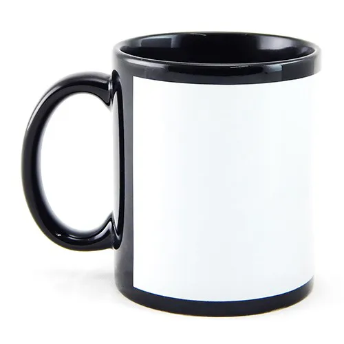 Caneca Preta com Tarja