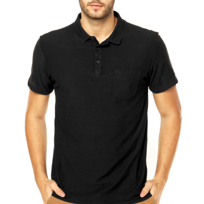 Camisa Polo Com Bolso Algodão Classic