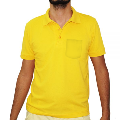 Camisa Polo Com Bolso Algodão Premium