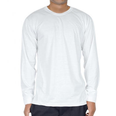 Camiseta Manga Longa Gola Olímpica Poliéster Dry