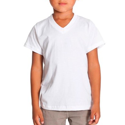 Camiseta Tradicional Gola V Algodão Classic