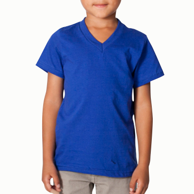 Camiseta Tradicional Gola V Algodão Scápole